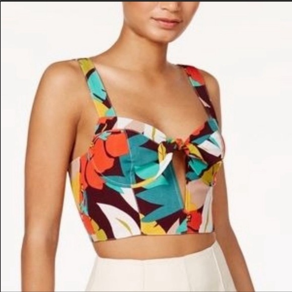 Astr Tops - ASTR Catalina tropical crop top